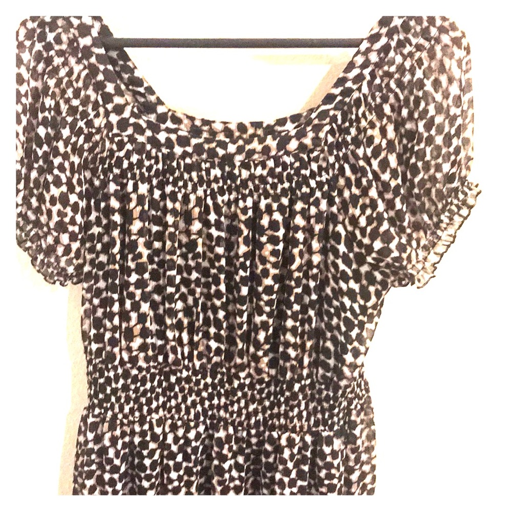 Merona brown / black pattern dress.